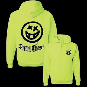“Dream Chaser” Unisex Hoodie- Neon Yellow